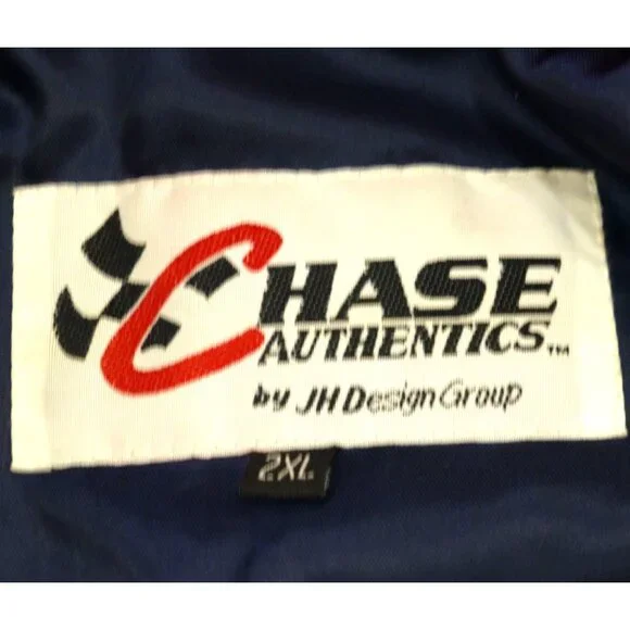 Chase Authentics NASCAR Hendrick Motorsports DuPont Flame Leather Jacket 2XL - Picture 3 of 16